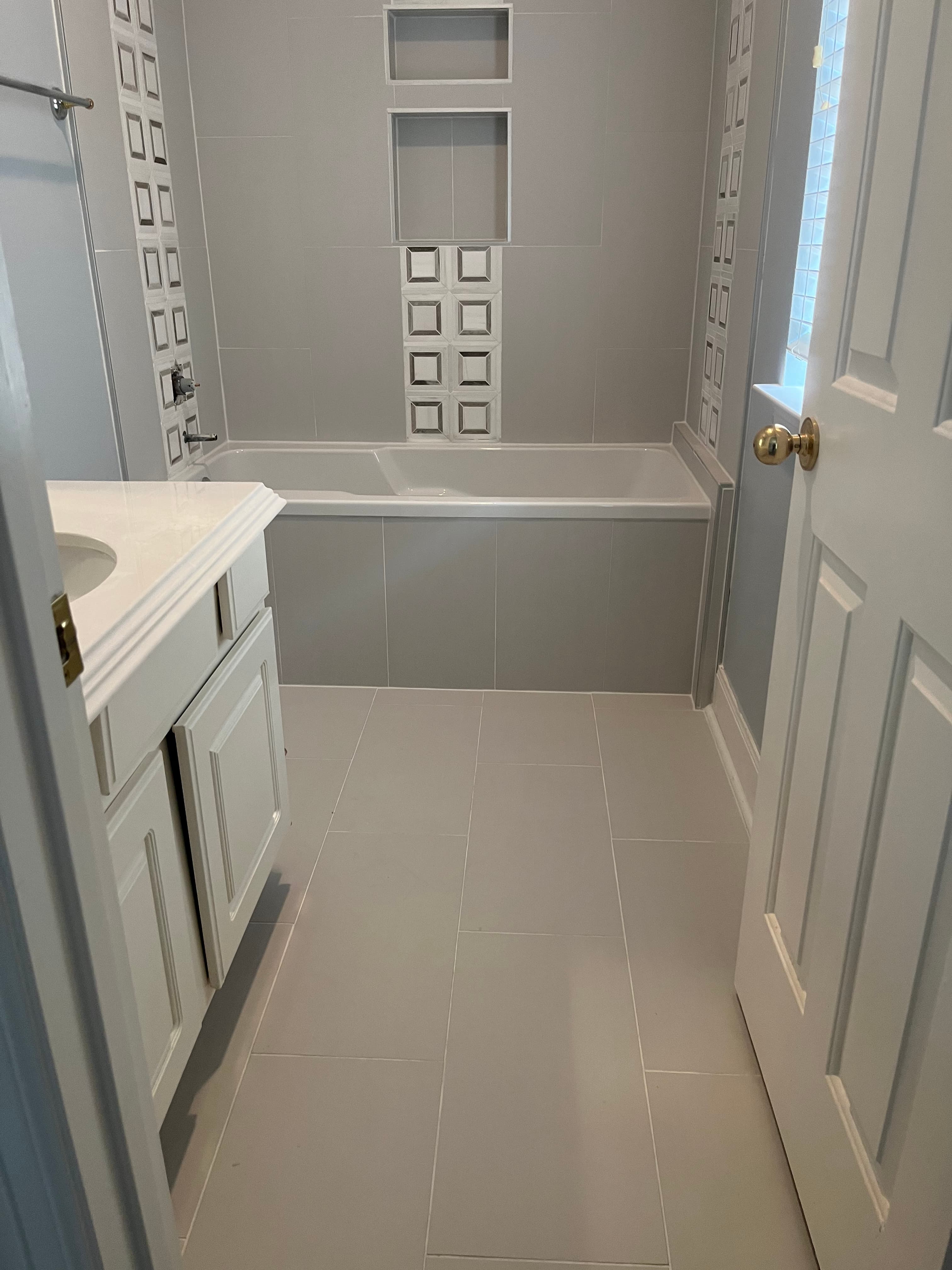 Bathroom design concept board